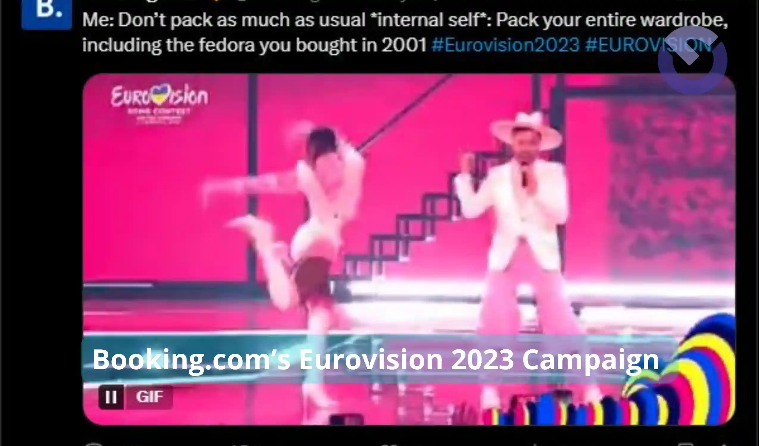 Booking.com’s Eurovision 2023 Campaign