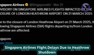 Singapore Airlines Flight Delays Due to Heathrow Shutdown