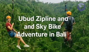 Ubud Ziplane and Sky Bike Adventure in Bali