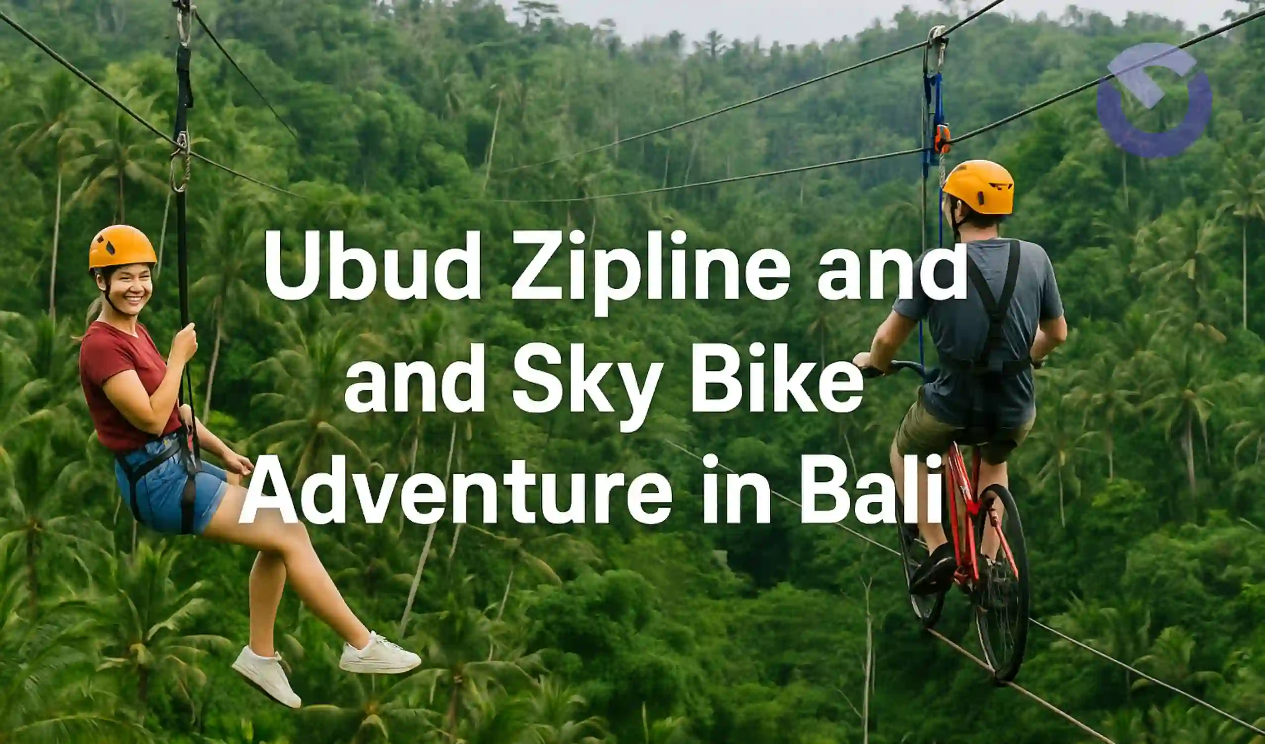 Ubud Ziplane and Sky Bike Adventure in Bali