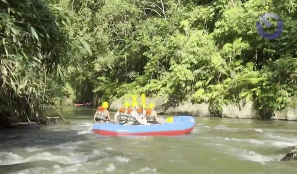 Ayung Rafting Through Bali Tropical River Landscapes