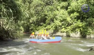 Ayung Rafting Through Bali Tropical River Landscapes