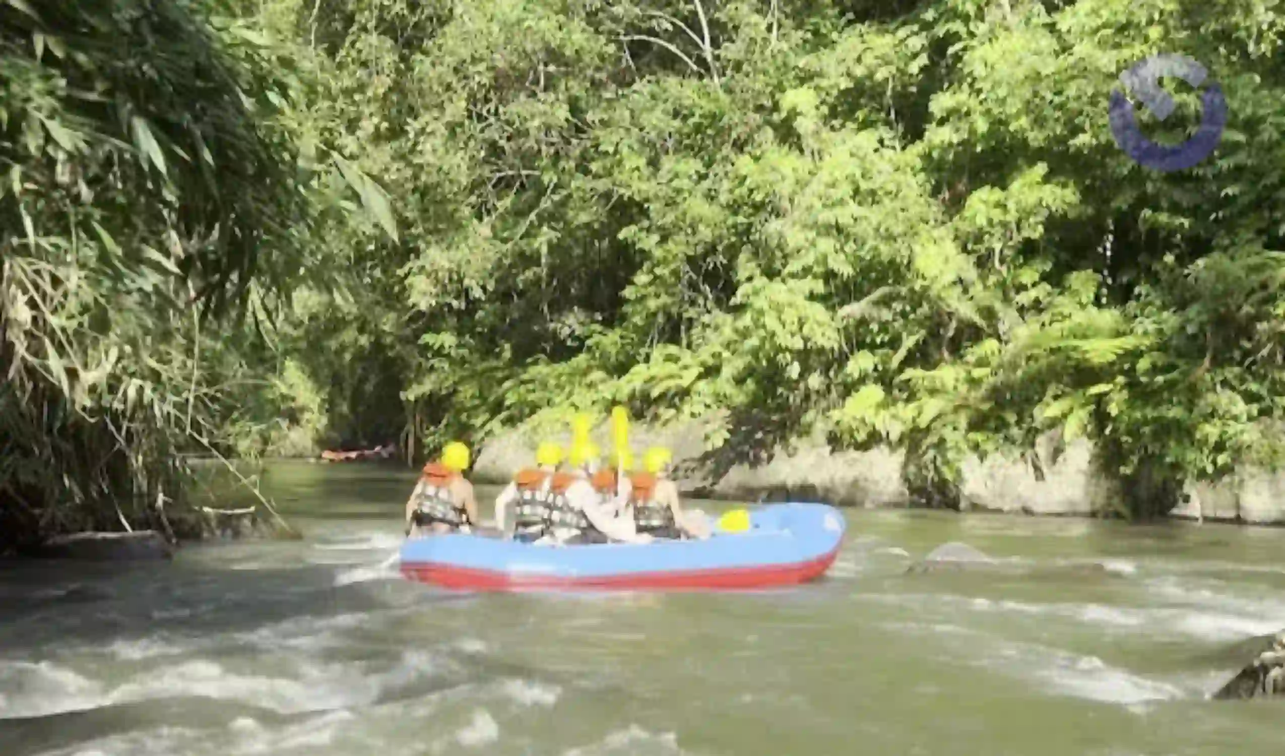 Ayung Rafting Through Bali Tropical River Landscapes